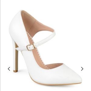 White Journey Collection Heels